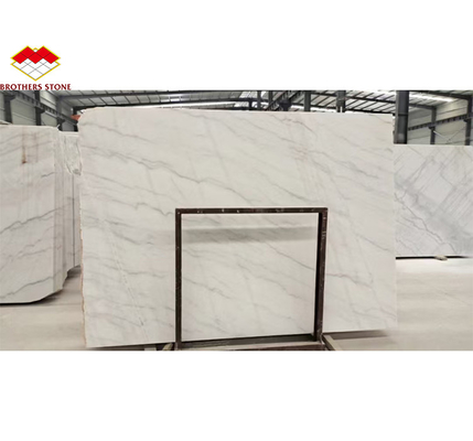 Honed Guangxi White Marble Quarry Modern Natural Block for Hotel Indoor Decorations