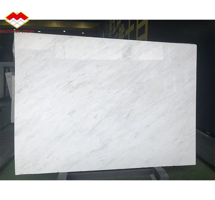 White Thassos Marble Big Slab Polished Stone Wall Panel Tile for Modern Hotel Design