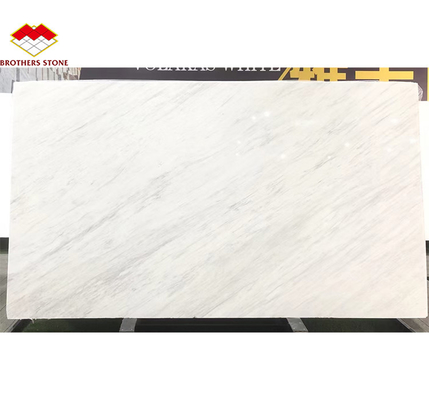 White Thassos Marble Big Slab Polished Stone Wall Panel Tile for Modern Hotel Design