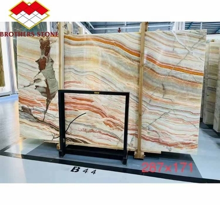 Cut-To-Size Onyx Marble Stone Slabs Perfect for Home Decor and Living Room Table