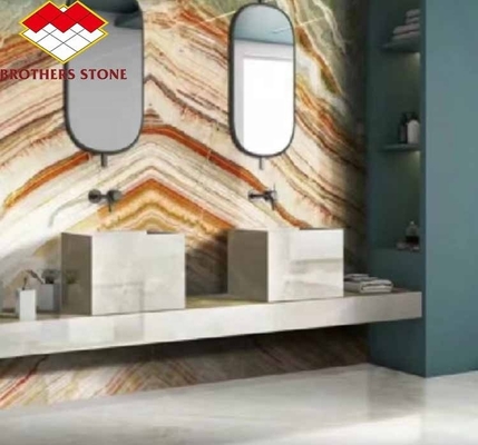 Cut-To-Size Onyx Marble Stone Slabs Perfect for Home Decor and Living Room Table