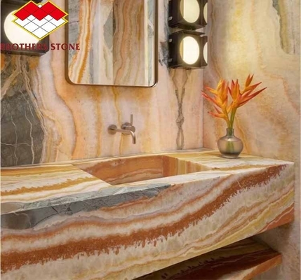 Cut-To-Size Onyx Marble Stone Slabs Perfect for Home Decor and Living Room Table