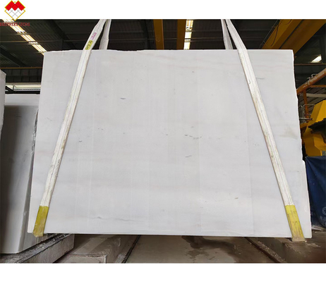 Big Slab Indoor Grade Adornment Component Lavabo Natural Macedonia White Marble Floor Tile
