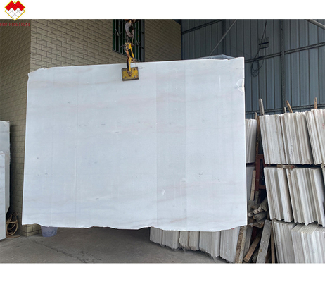 Big Slab Indoor Grade Adornment Component Lavabo Natural Macedonia White Marble Floor Tile