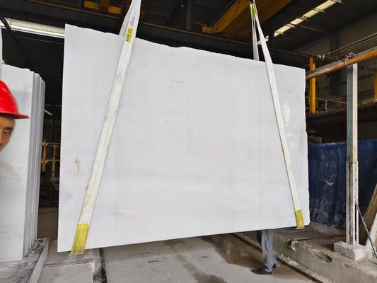 Big Slab Indoor Grade Adornment Component Lavabo Natural Macedonia White Marble Floor Tile