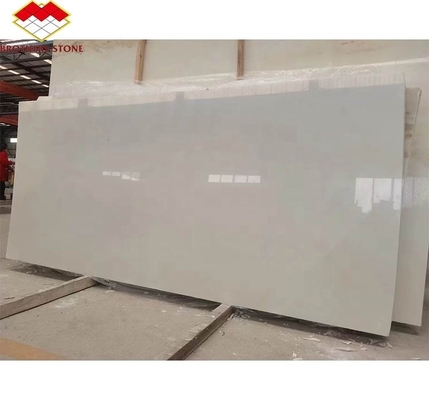 Custom Modern White Onyx Marble Slab for Staircase Dining Table Fireplace Stove Stone