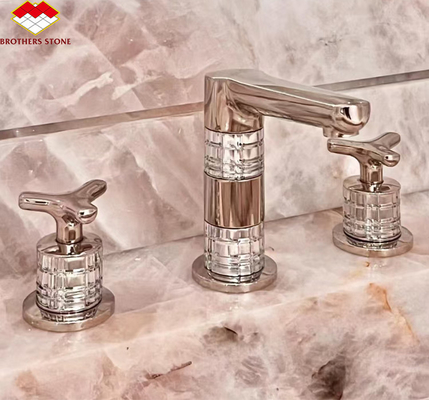 Big Slab Honed Cristallo Marble Stone for Luxurious Modern Hotel Bathroom Sink Design