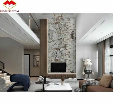 Natural Stone Pandora Marble Big Slab Cut-to-Size Designs for Modern Hotel Villa Wall