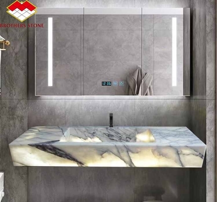 Natural Stone Decorative Sink Calcatta Viola Marble Wash Basin for Luxury Bathroom