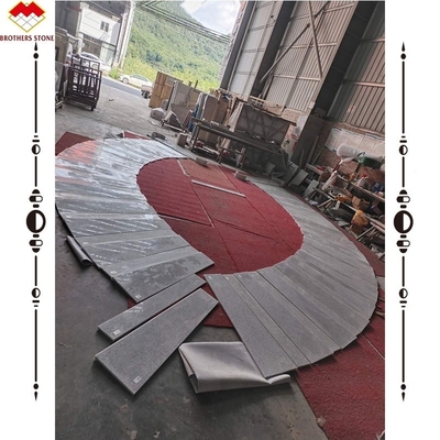 ODM/OEM Customized Marble Crystal White for Stairs Thread Onyx Marble Staircase in Foshan