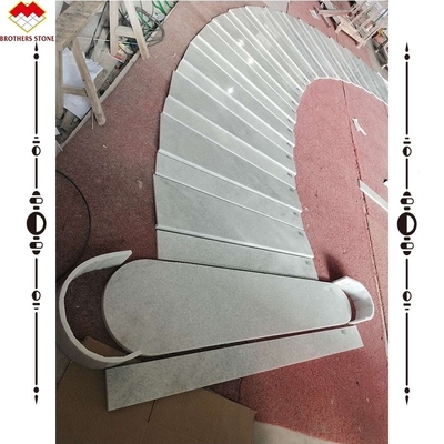 ODM/OEM Customized Marble Crystal White for Stairs Thread Onyx Marble Staircase in Foshan