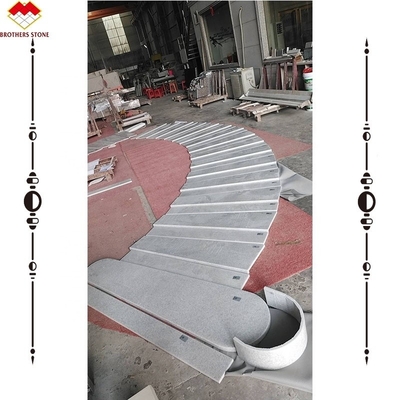 ODM/OEM Customized Marble Crystal White for Stairs Thread Onyx Marble Staircase in Foshan