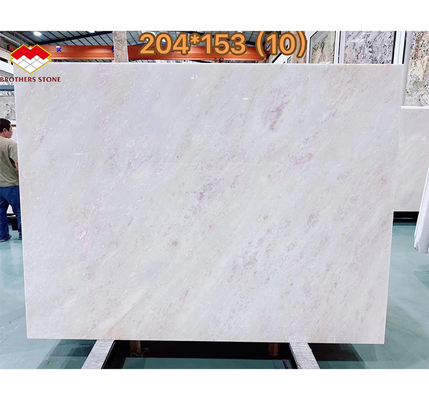 Polished Natural Rosa Rainbow Marble Stone for Modern Dining Table in Hotels Villas
