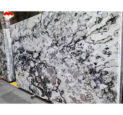 Hotel and Home Design Big Slab Panda White Granite Black Veins Kitchen Countertops
