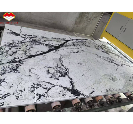 Hotel and Home Design Big Slab Panda White Granite Black Veins Kitchen Countertops
