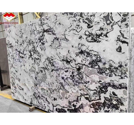 Hotel and Home Design Big Slab Panda White Granite Black Veins Kitchen Countertops