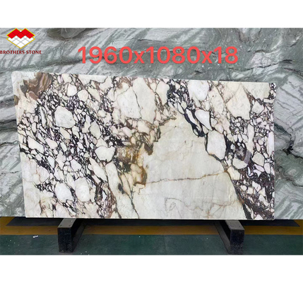Modern Purple Calacatta Viola Marble Slabs for Villa Kitchen Countertops in Hotel