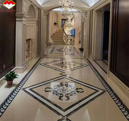 Calcite Marble Polished Bianco Botticino for High End Shanna Beige Wall Panel Design