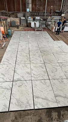 Brazilian Andromeda White Granite Slabs for Countertops Walls Stairs Popular Choice