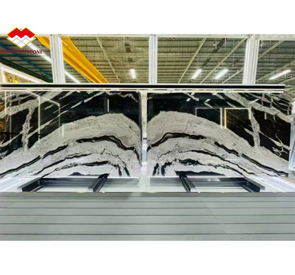 Hotel Polished Black Ink Impression Marble Natural Stone Bathtub for Home Bathroom