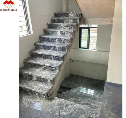 Natural Grey Granite Slab for Stairs and Floors A Modern Twist on Natural Fantasy