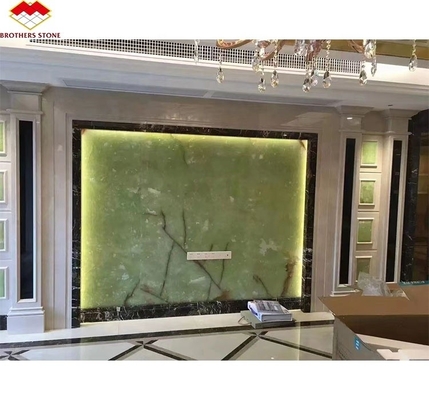 Natural Green Jade Onyx Marble Slabs for Modern Graphic Design and Table Background