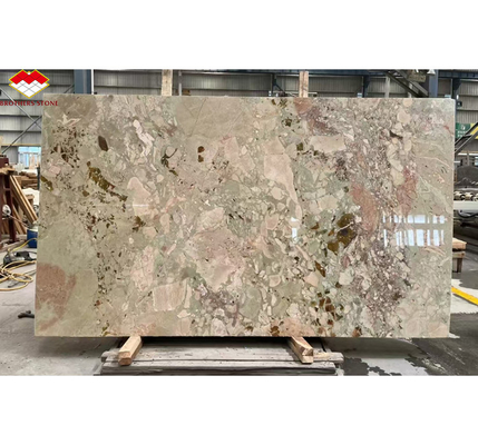 Modern Hotel Design Polished Monet Garden Marble Big Slab for Bathroom Vanity Wash Basin