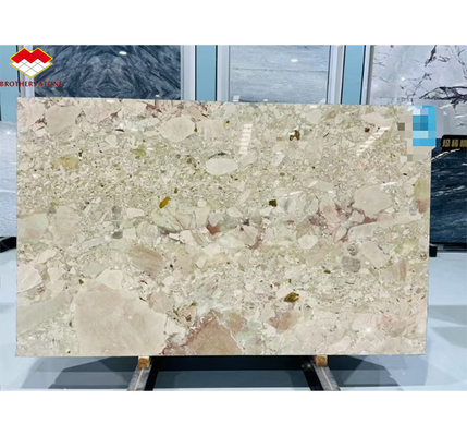 Modern Hotel Design Polished Monet Garden Marble Big Slab for Bathroom Vanity Wash Basin