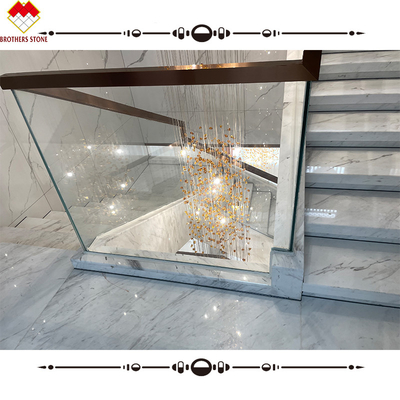 Countertop Wall Panel Flooring Tiles Luxury Drama White Stone Volakas Marble Staircase
