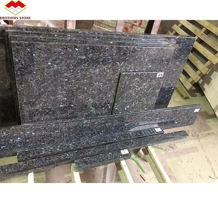 Modern Blue Granite Stone Slabs Prices for Natural Blue Pearl Countertop Renovation