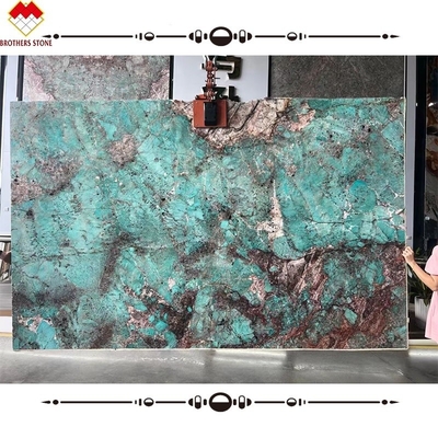 Big Slab Multicolor verde guatemala Green Marble Dinner Table Coffee Table For Villa