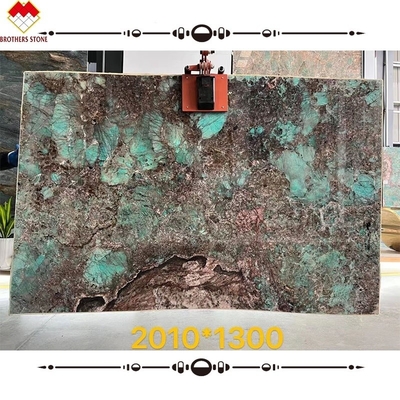 Big Slab Multicolor verde guatemala Green Marble Dinner Table Coffee Table For Villa