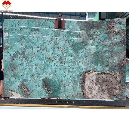 Big Slab Multicolor verde guatemala Green Marble Dinner Table Coffee Table For Villa