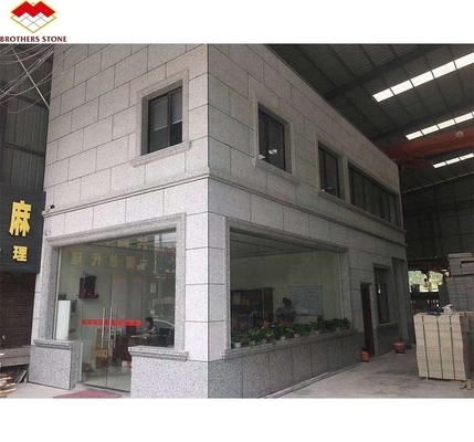 Outdoor Stair Columns with Building Stone Flooring Modern British White Granite Tile