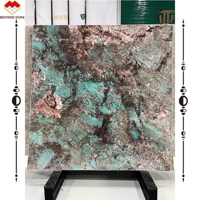 Indoor Portomare Quartzite Bright Amazon Green Marble Slabs Multicolor Verde Guatemala