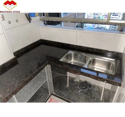 Park Modern British Brown Granite Stone Polished Surface for Kitchen Countertop Design