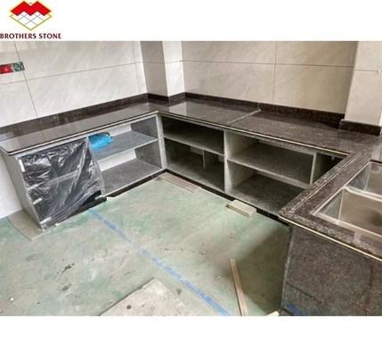Park Modern British Brown Granite Stone Polished Surface for Kitchen Countertop Design