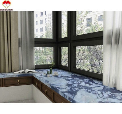 Hotel Decoration Afyon Violet Arabescato Venato Marble Slabs with Calacatta/Calcutta