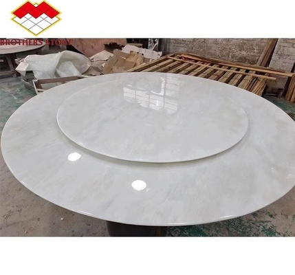 Modern Royal White Onyx Honed Marble Sheet Cut-to-Size Graphic Design Solution for Wall Panel and Dining Table Set