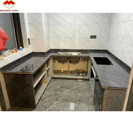 Polished Vizag Blue Granite Tiles in Modern Style for Kitchen Countertop and Flooring