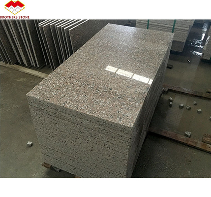 2700kg/m3 Granite Density G636 Slabs Modern Design Style for Villa Graphic Pink Porrno