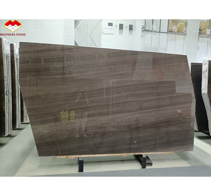 Hotel Interior Decoration 45 Degree Grey Marble Big Slab and Italian Glazed Materials