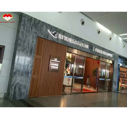 Custom Modern Polished Wave Grey Marble Board for Hotel Wall Panel Floor Design Style