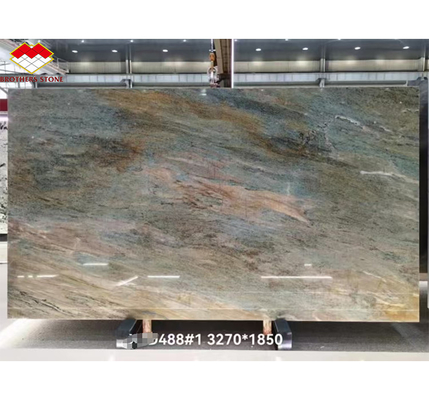 Amazon Blue Luxury Stone with Polished Surface Modern Home Countertops and Wall Decor