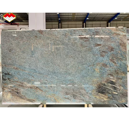 Amazon Blue Luxury Stone with Polished Surface Modern Home Countertops and Wall Decor