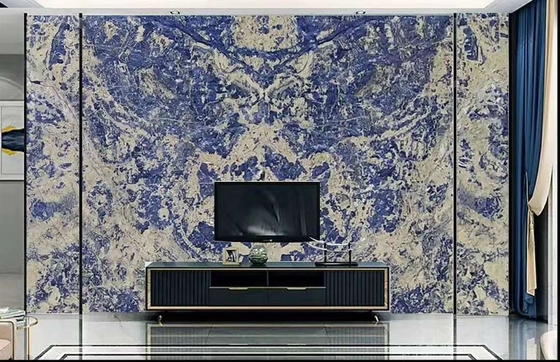Customized Bolivia Blue Transparent Sodalite Onyx Marble for Big Slab or Cut to Size