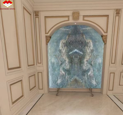 Amazon Blue Luxury Stone with Polished Surface Modern Home Countertops and Wall Decor
