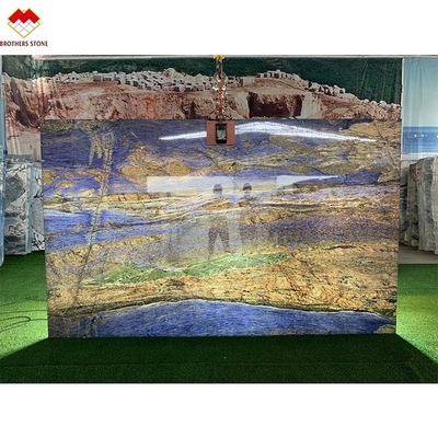 Customized Bolivia Blue Transparent Sodalite Onyx Marble for Big Slab or Cut to Size