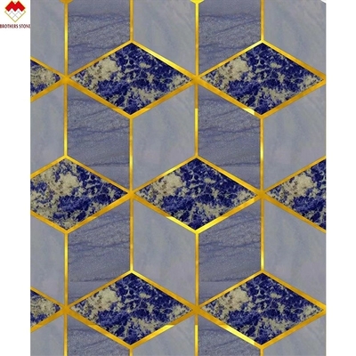 ODM OEM Acceptable Luxury Bolivia Blue Marble Countertop for Wall Panel and Floor Tiles