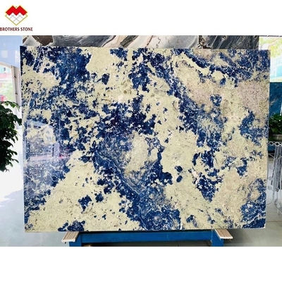 ODM OEM Acceptable Luxury Bolivia Blue Marble Countertop for Wall Panel and Floor Tiles